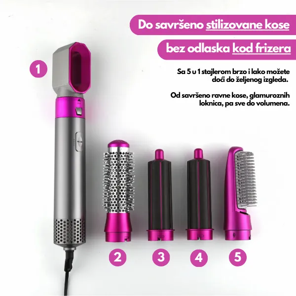 Stajler za kosu 5 u 1 - shopomania.rs